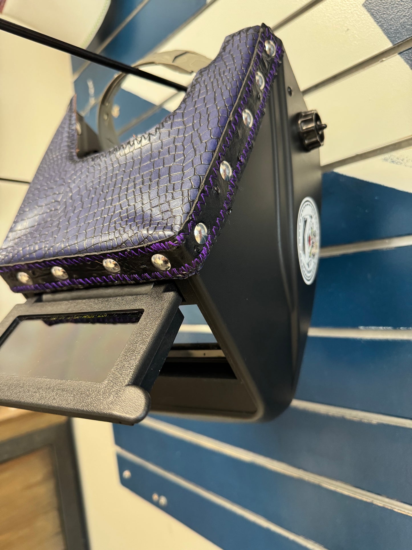 Purple/Blue Caiman Welding Hood