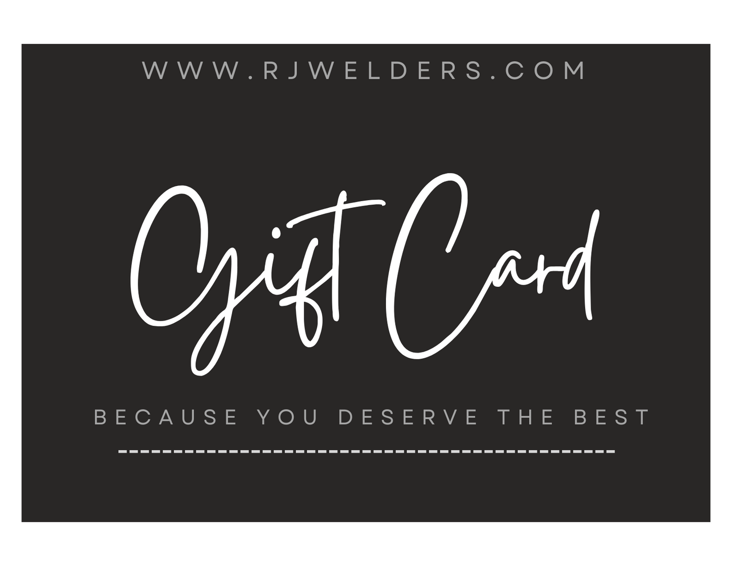 Tarjeta de Regalo de RJW: Para Cualquier Ocaccion