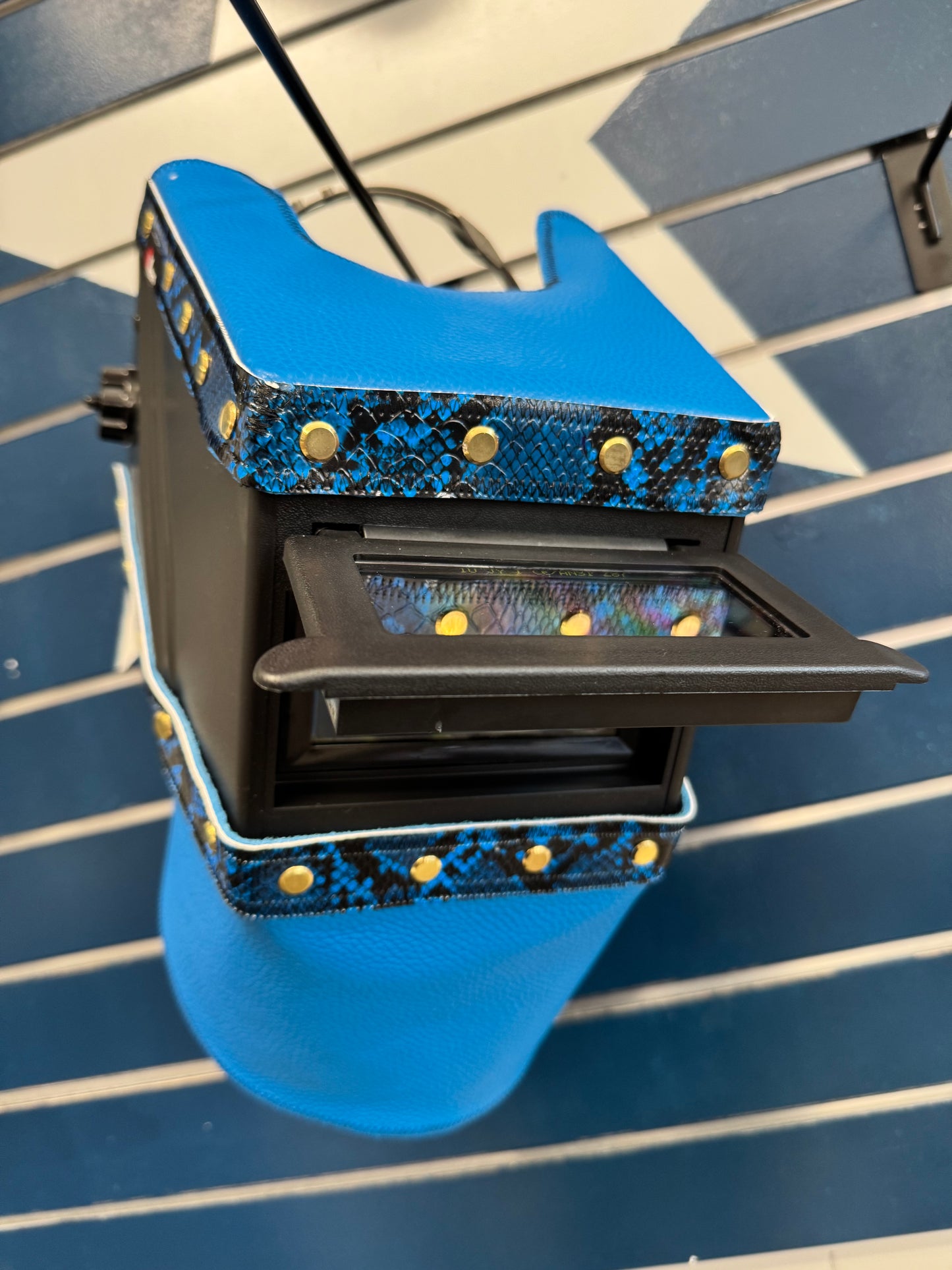 Blue Snake  Welding Hood