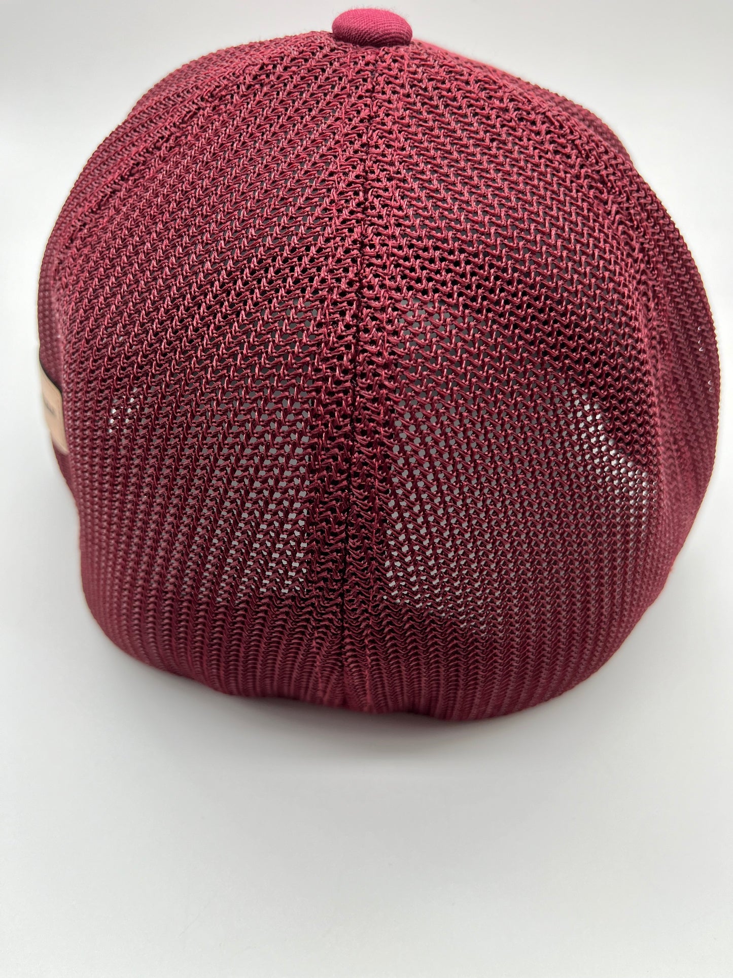 Flex Fit Cap - Burgundy w/ RJW Metallic Gold Patch