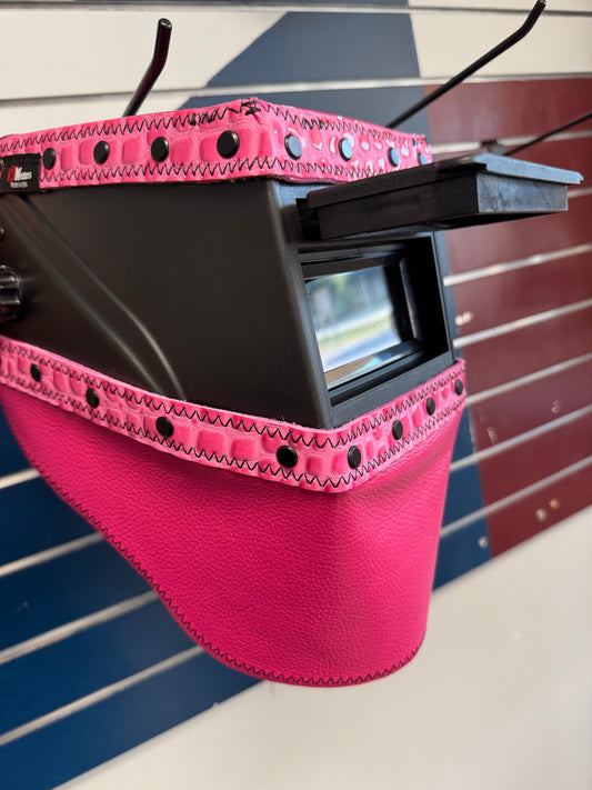 Pink Croc Welding Hood