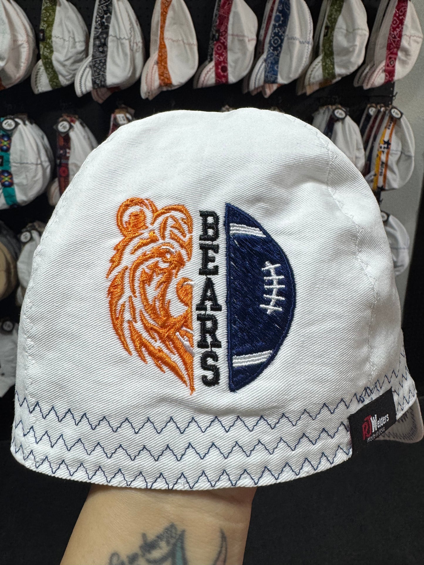 Chicago Bears Embroidered Welding Cap