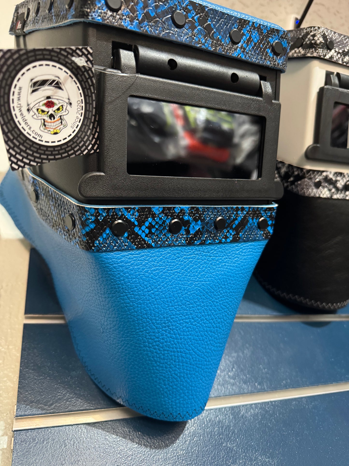 Blue Snake  Welding Hood