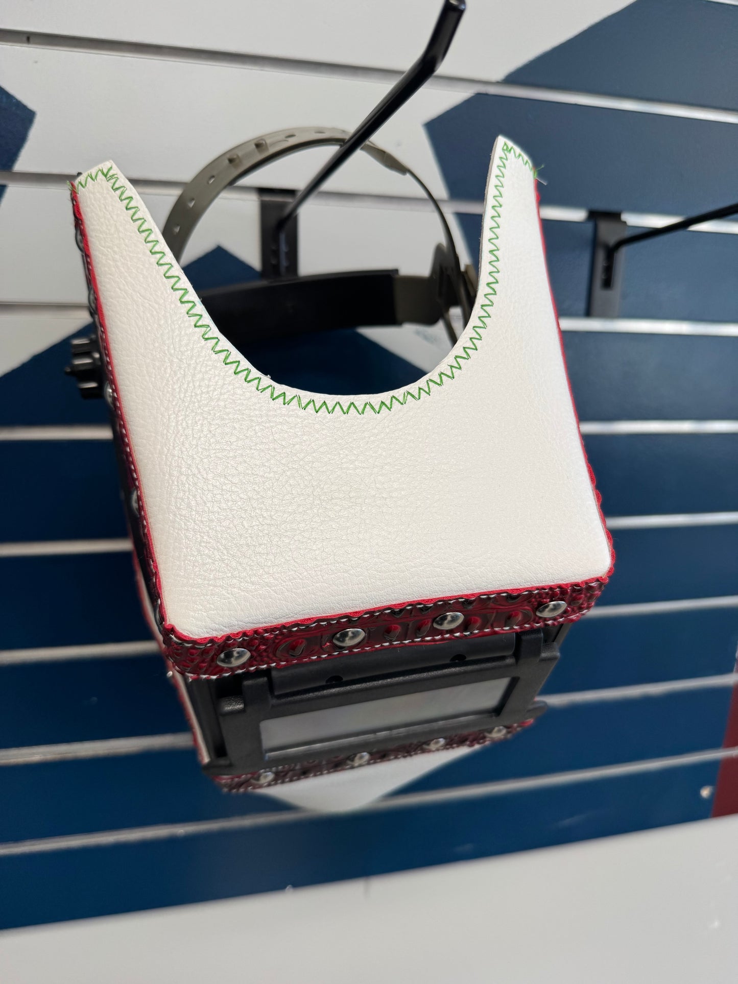 MX Eagle/ Red and White  Welding Hood