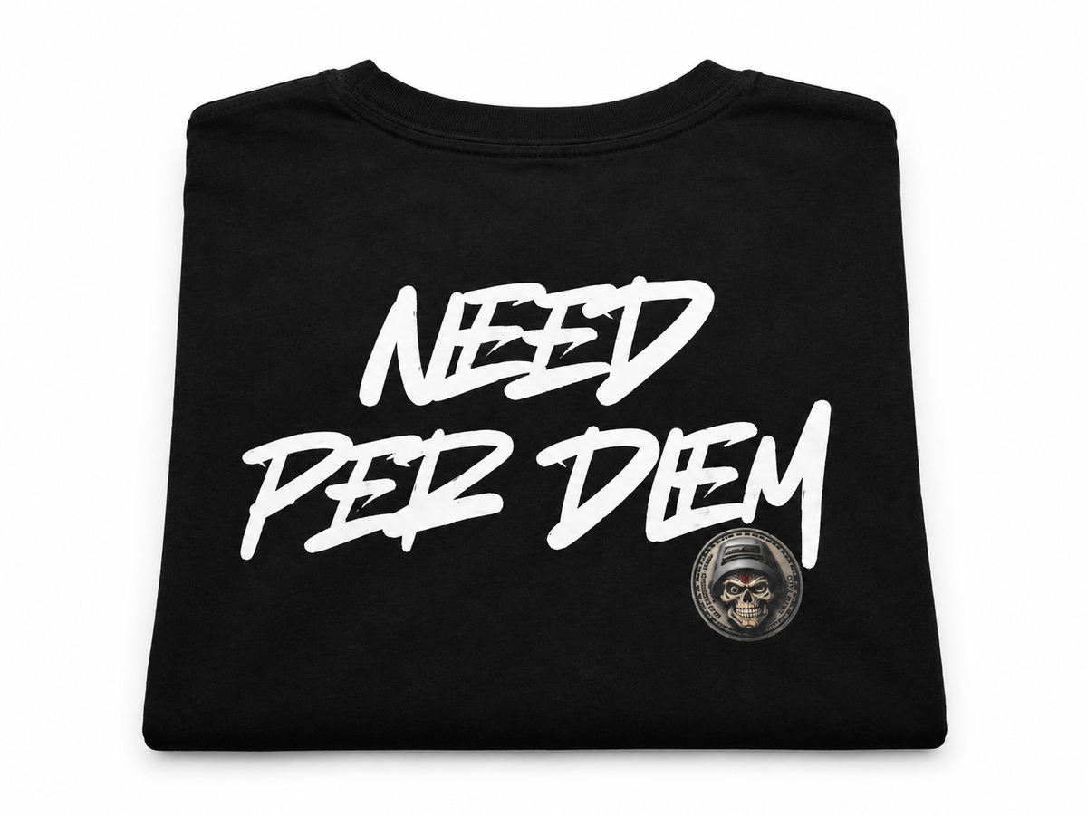 Need Per Diem - Welder Tshirt - BLACK