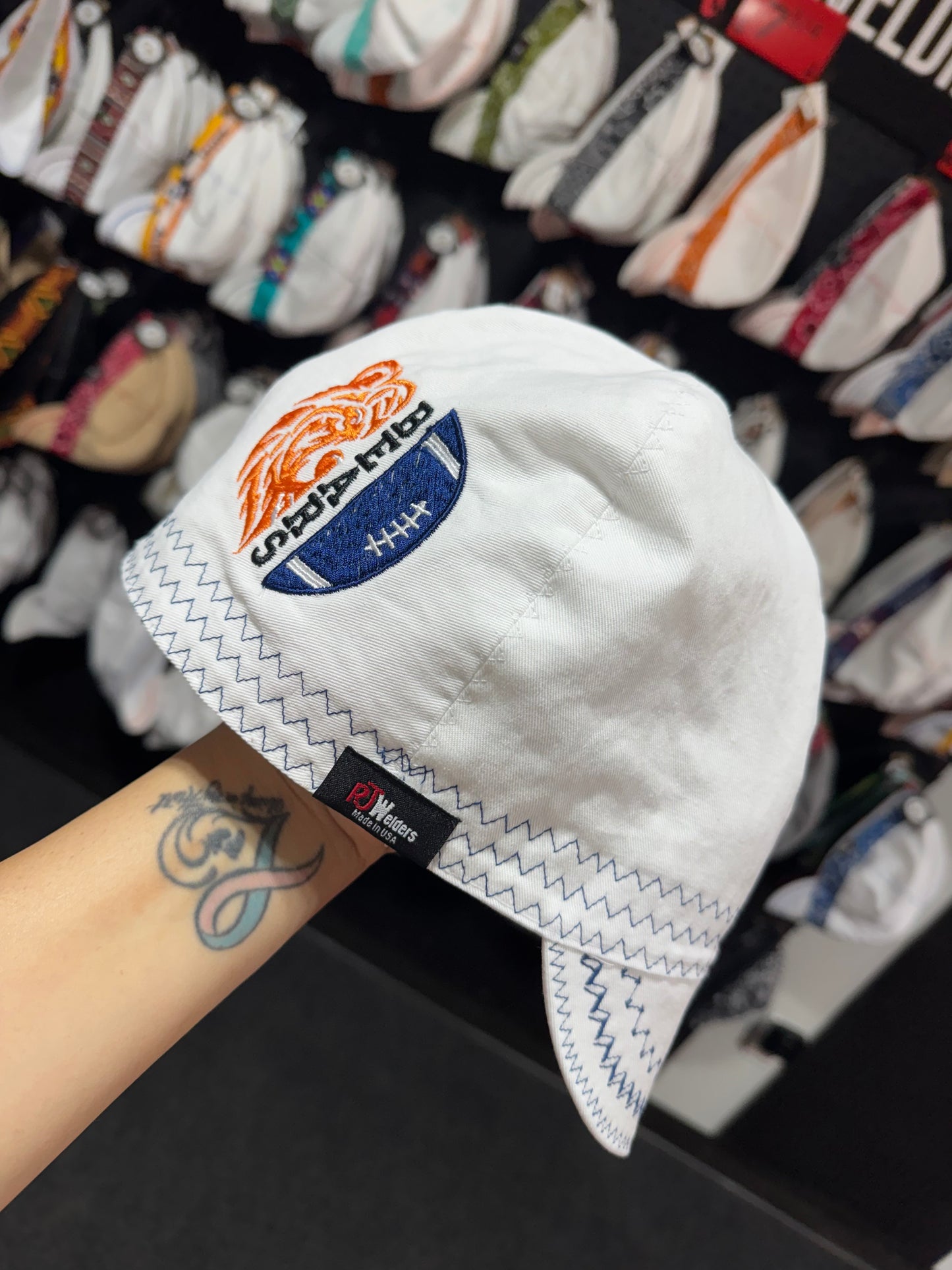 Chicago Bears Embroidered Welding Cap