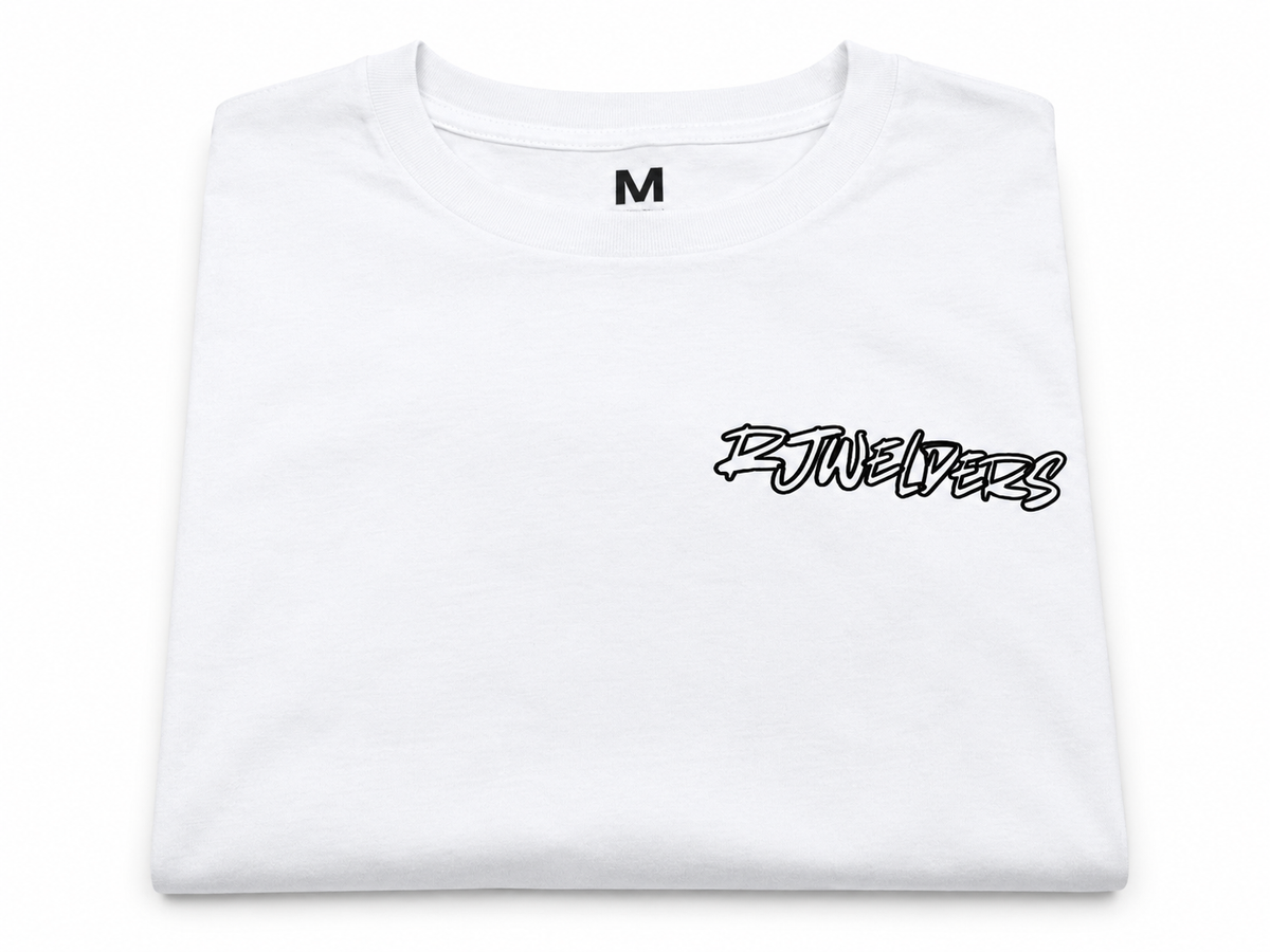 Stacking Dimes - Welder Tshirt - White