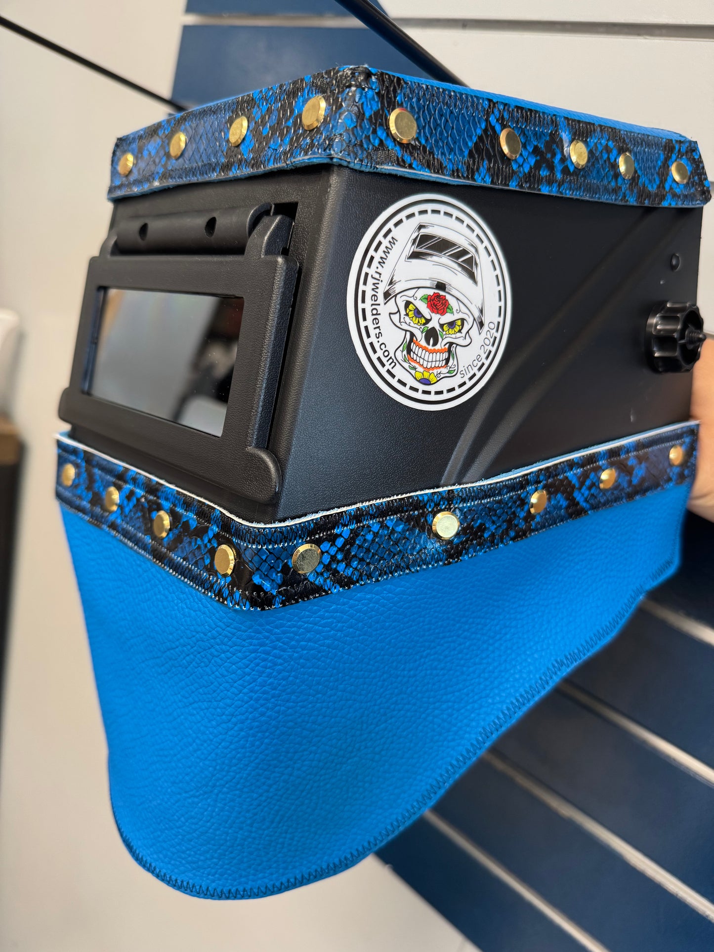Blue Snake  Welding Hood