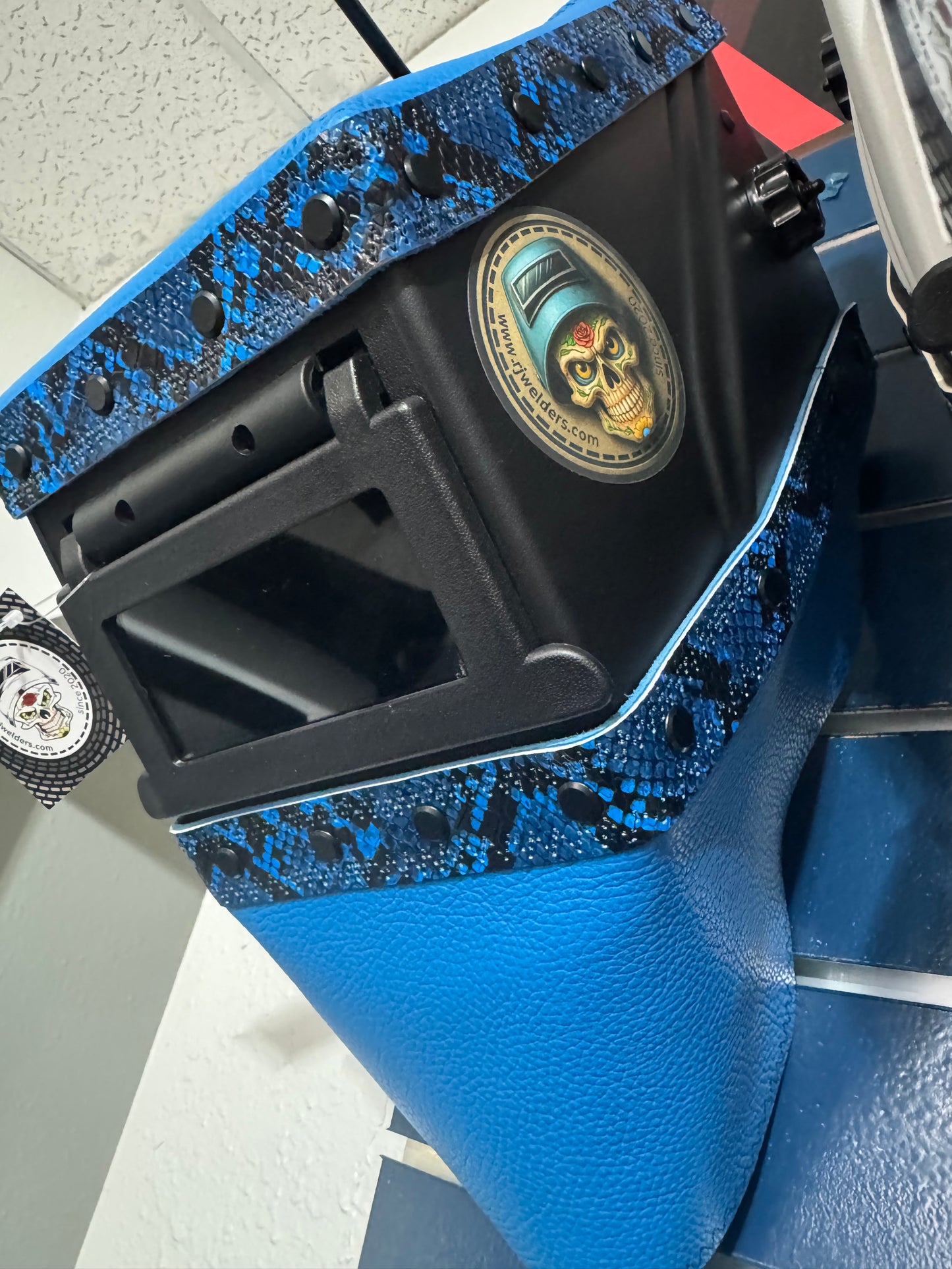 Blue Snake  Welding Hood
