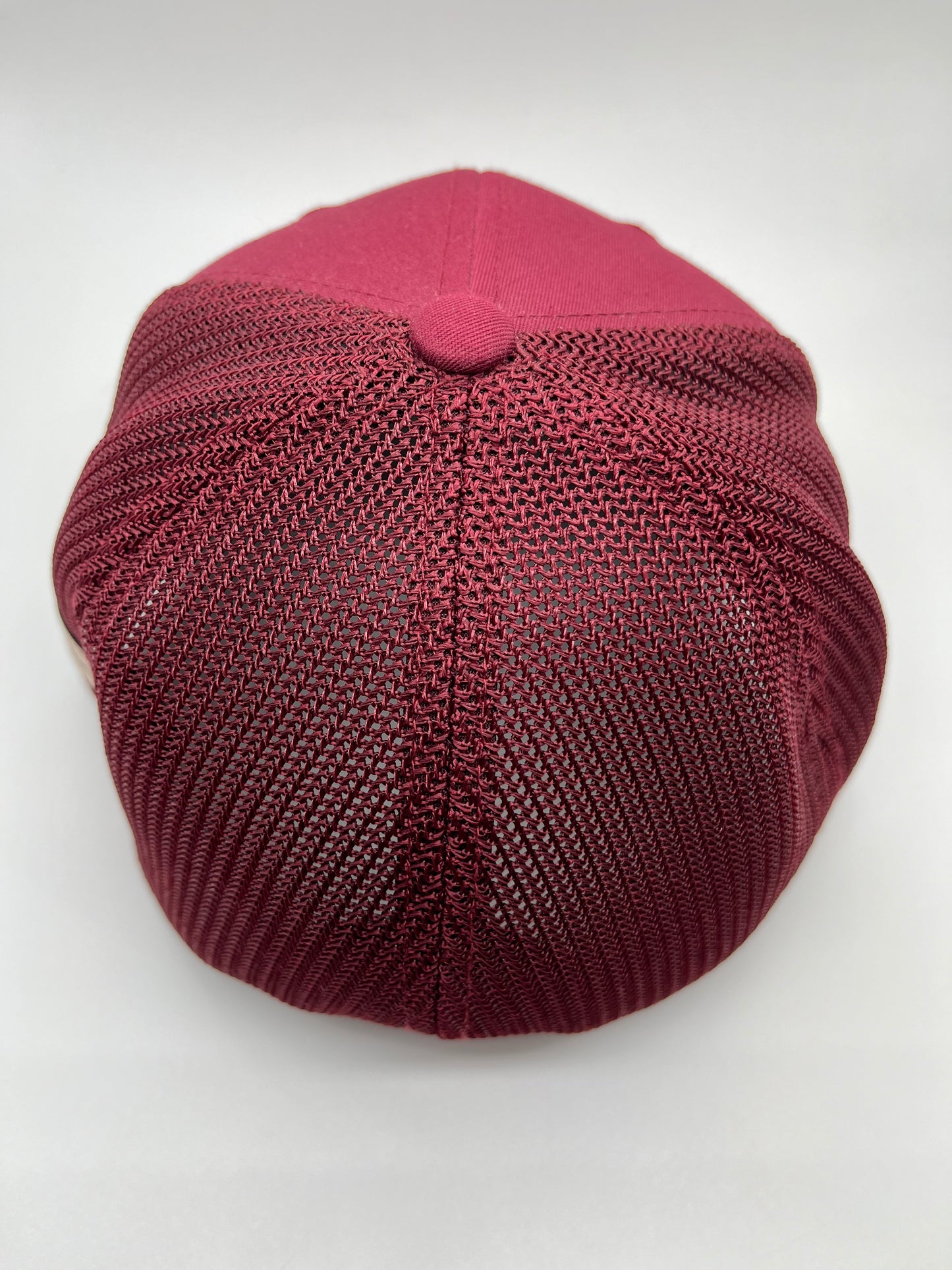 Flex Fit Cap - Burgundy w/ RJW Metallic Gold Patch