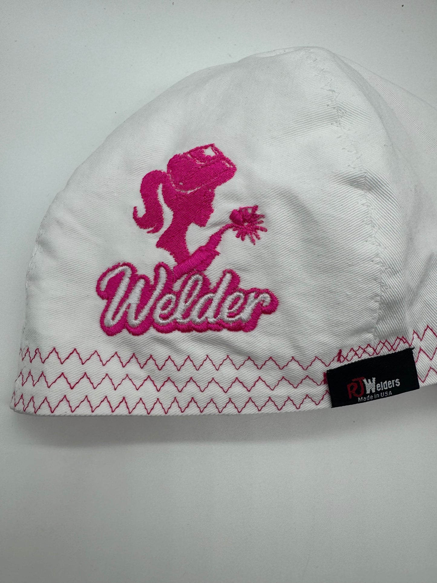Barbie Welder - Embroidered Welding Cap