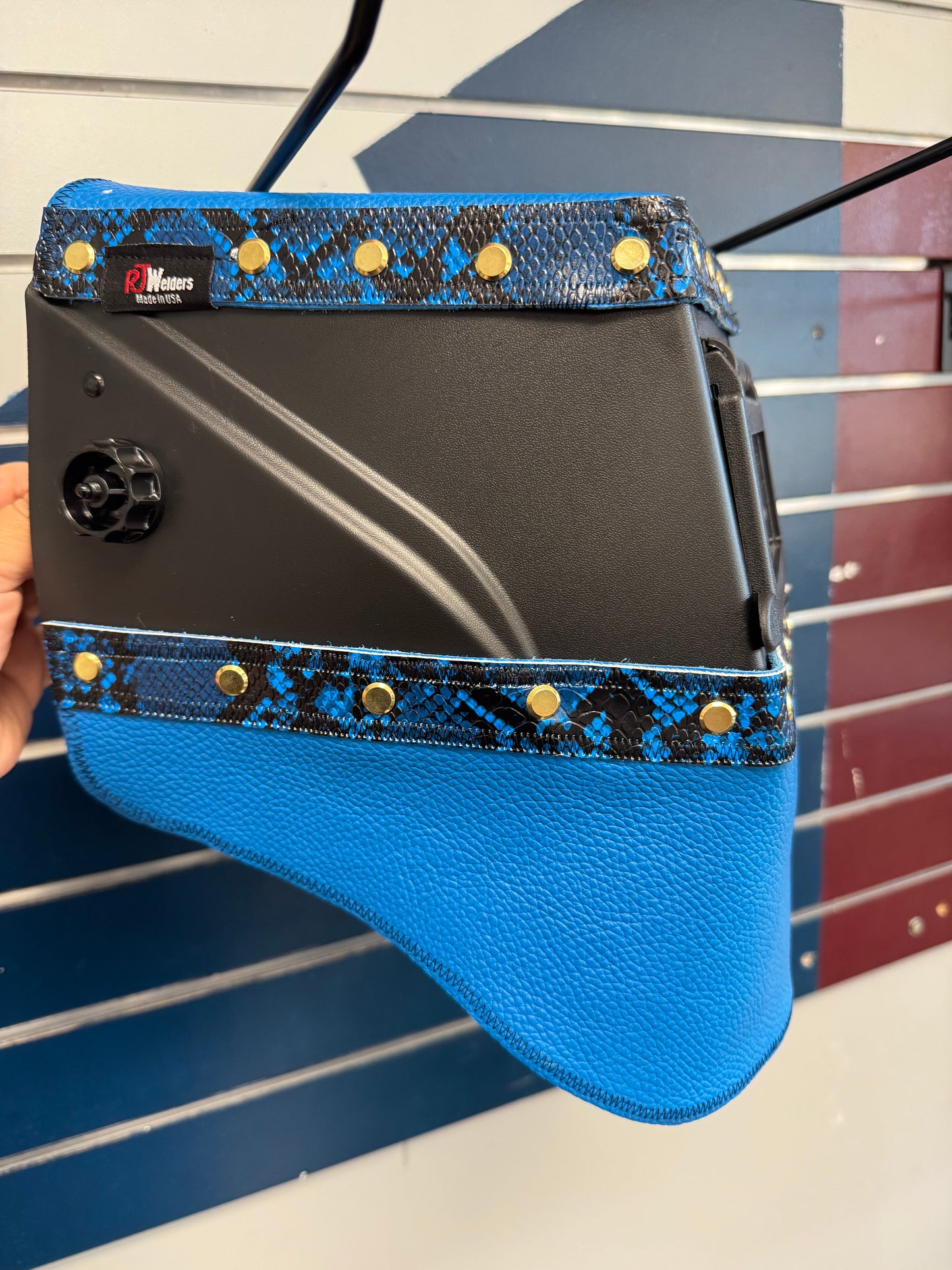 Blue Snake  Welding Hood