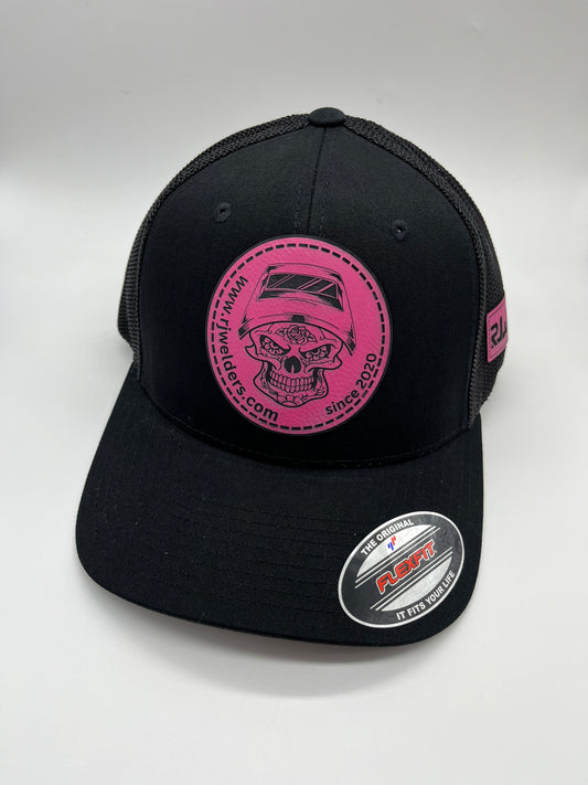 Flex Fit Cap - Black w/ RJW Pink Patch