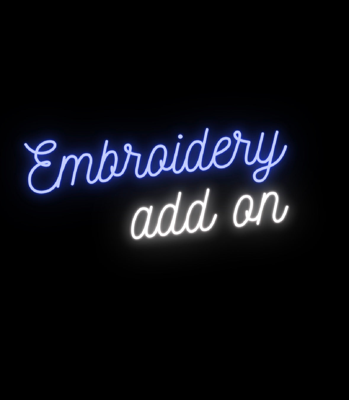 Shirt Embroidery - SHIRT ONLY