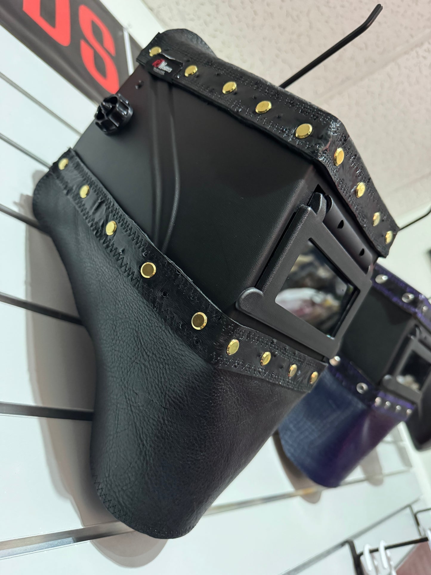 All Black / Ostrich Design Welding Hood