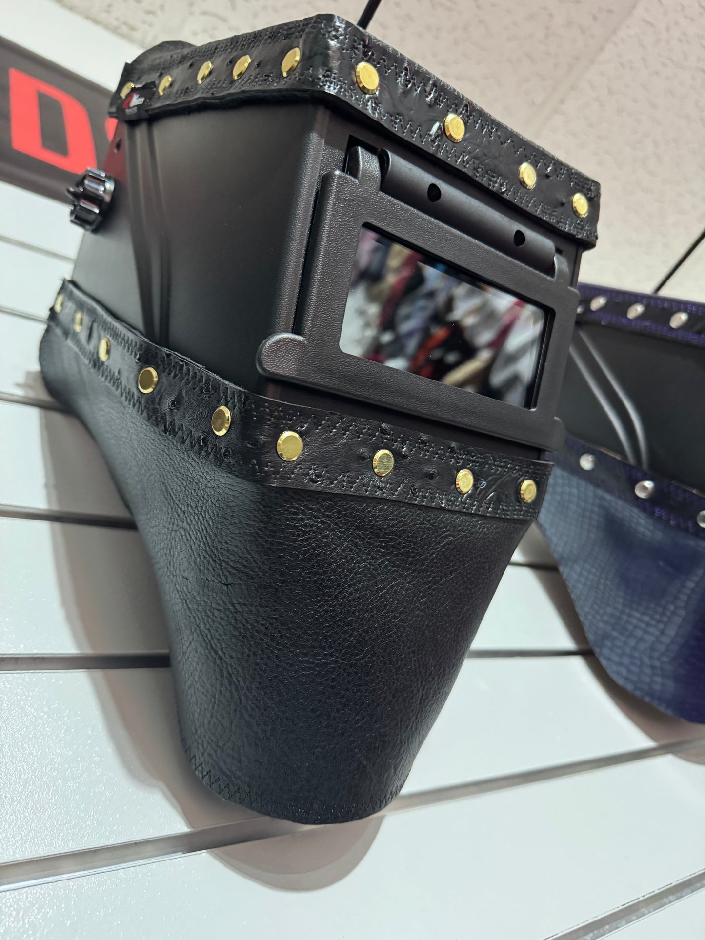 All Black / Ostrich Design Welding Hood