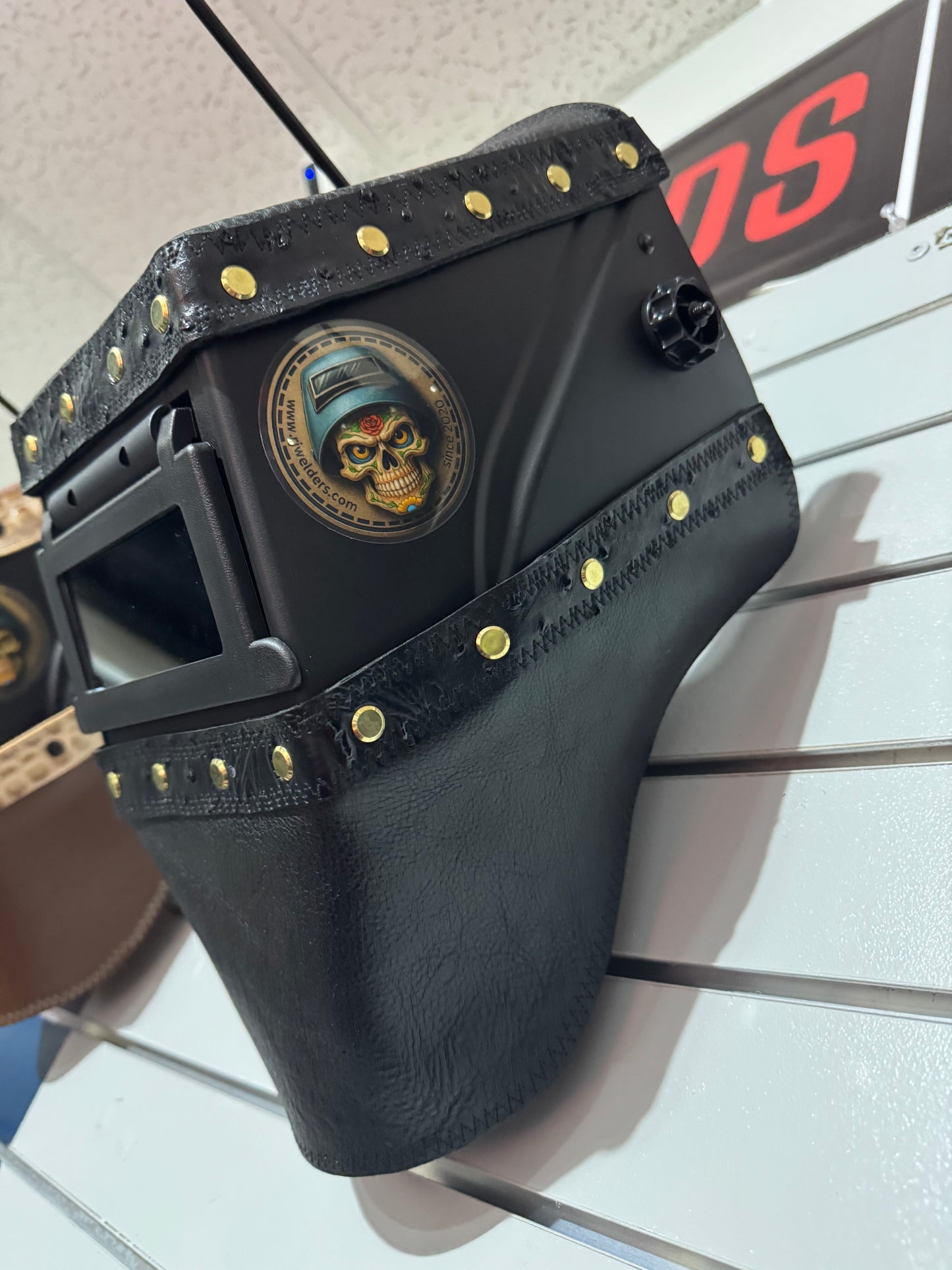 All Black / Ostrich Design Welding Hood