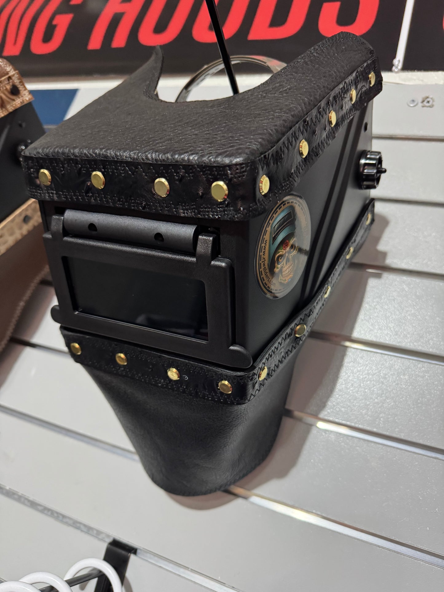 All Black / Ostrich Design Welding Hood