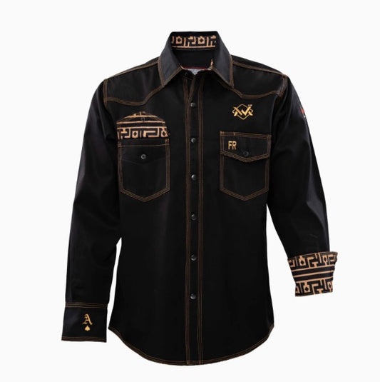 WM Black w/Gold Aztec