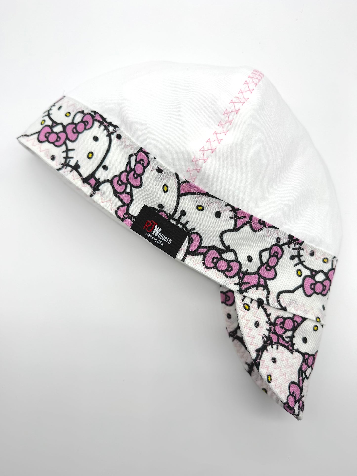 White w/Hello Kitty Band and bill