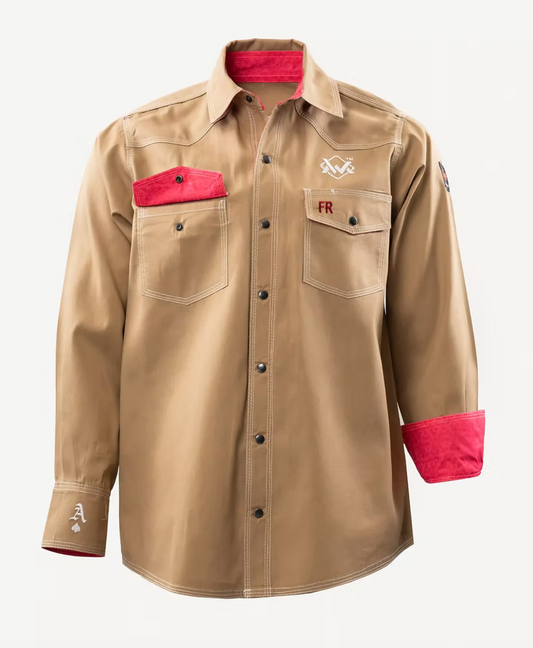 WM Khaki w/Pink FR SHIRT