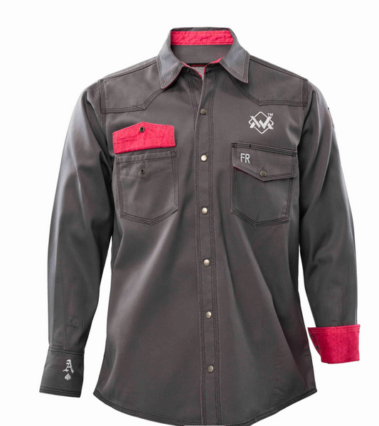 WM Grey w/Pink FR SHIRT