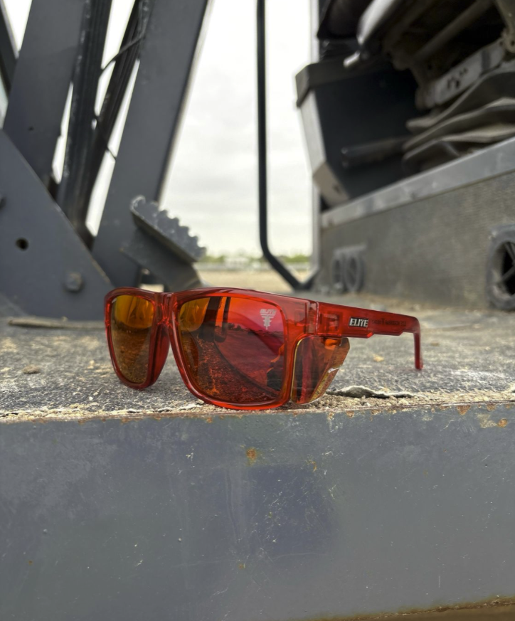 DELTA Safety Glasses Ansi Z87.1  RED