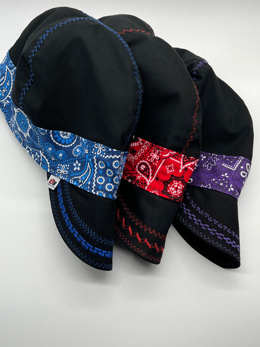 Black bundle of 6 - One Color Bandana Band