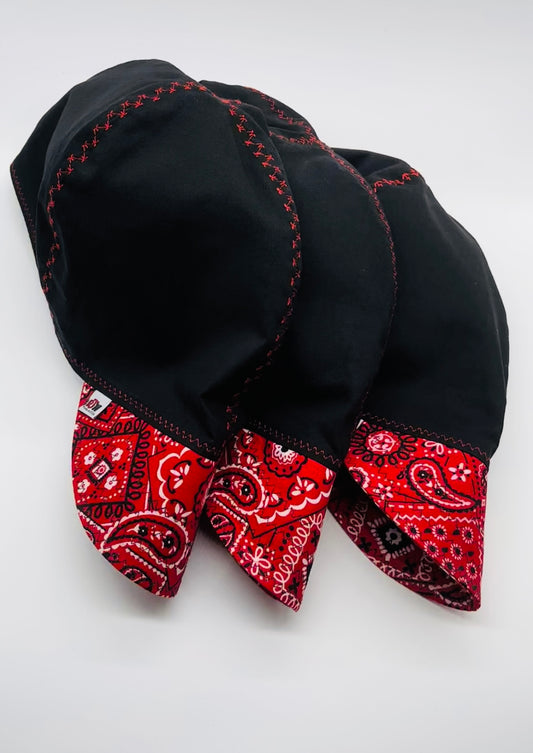 Black bundle of 6 - One Color Bandana Bill