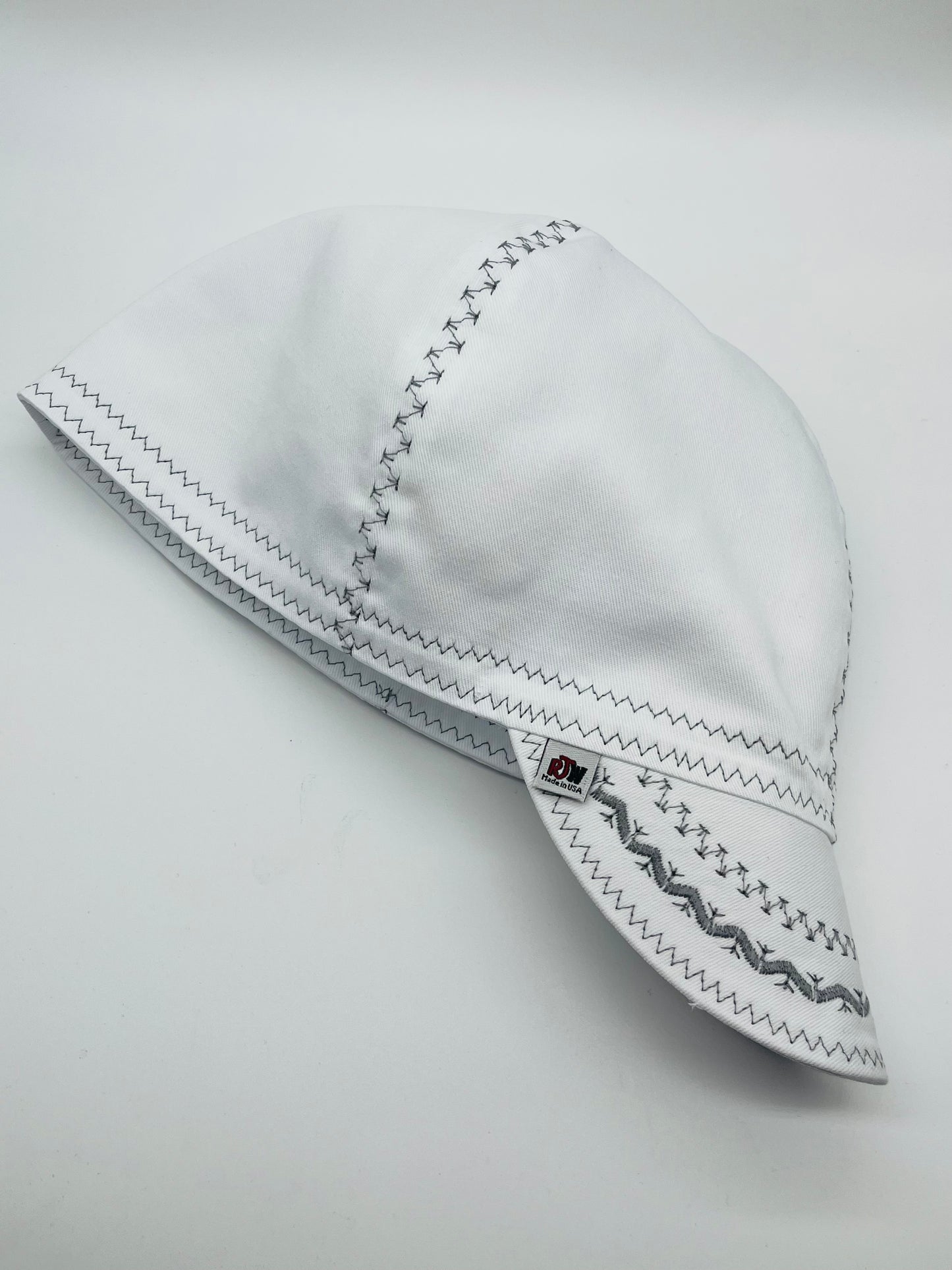 White Detailed Stitching