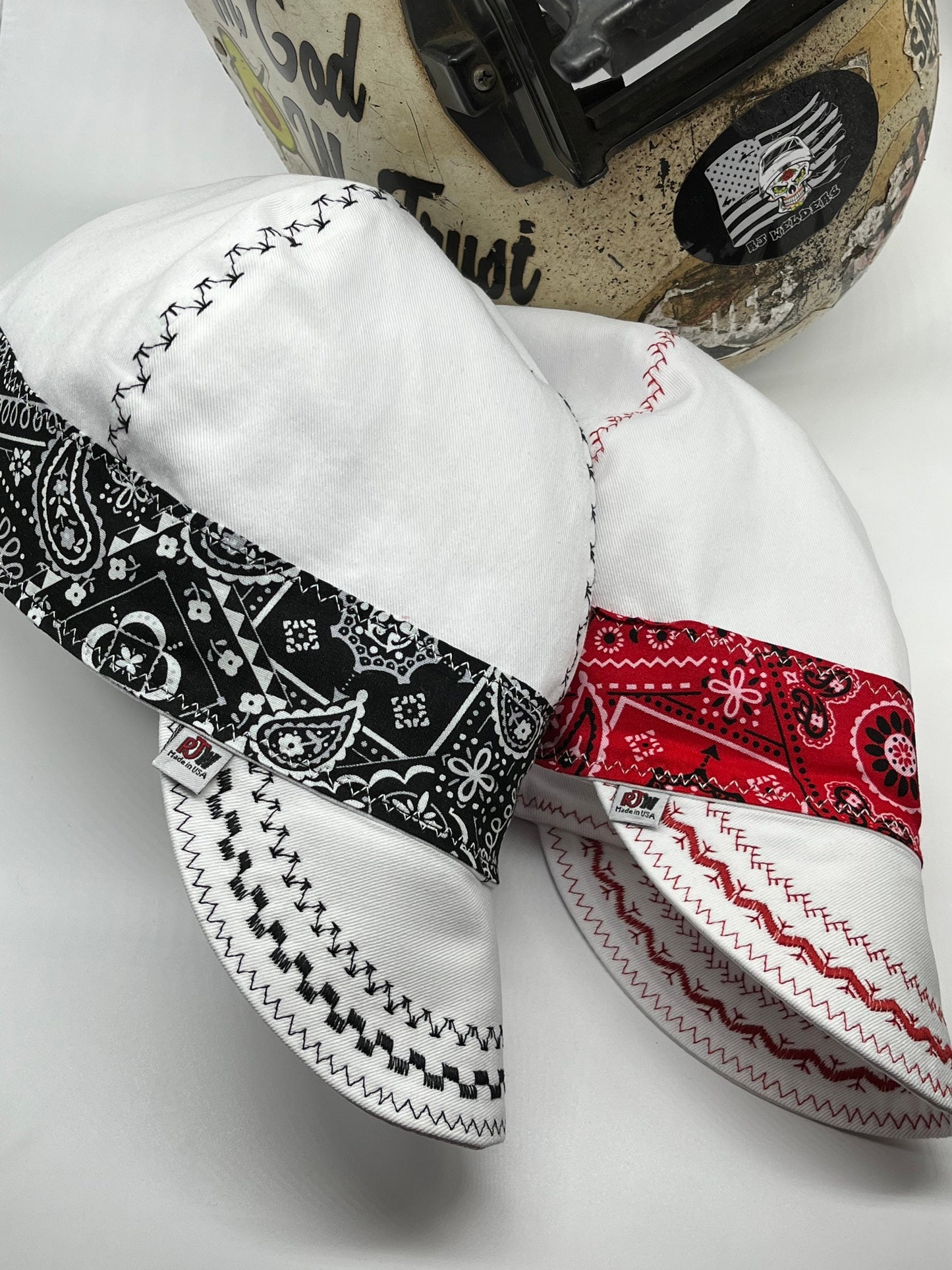 White w/ Bandana Band